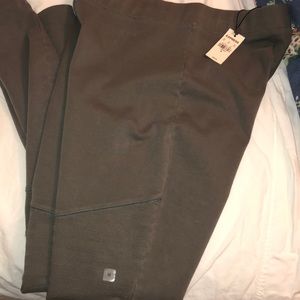 Dark grey Moto style leggings, medium. NWT